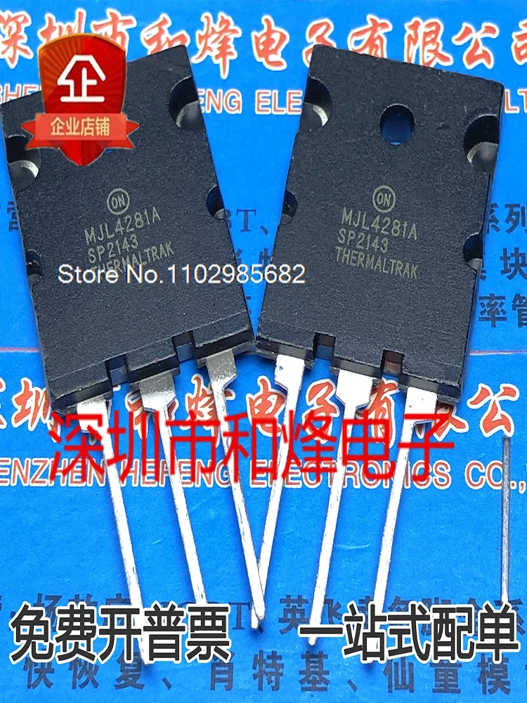 

MJL4281A TO-264 30A 350V Оригинальный запас на складе В настоящее время на складе