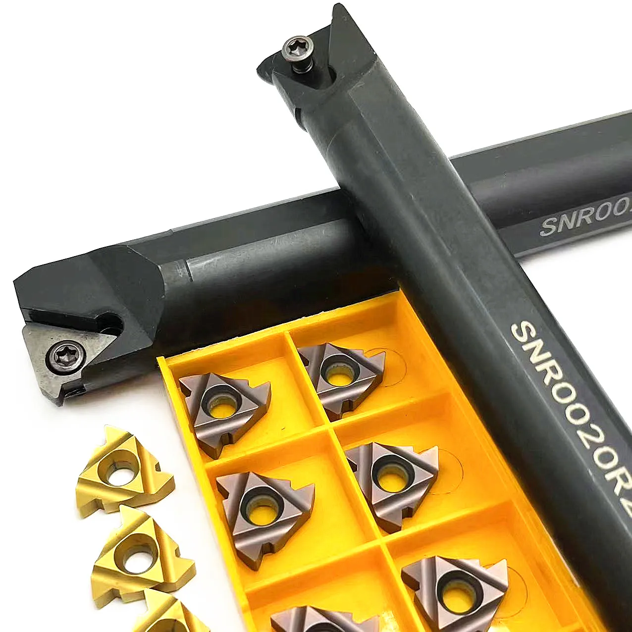 แท่งเครื่องมือกลึงเกลียวภายในสำหรับ MMT22IR AG60เครื่องมือ CNC แบบเกลียวภายใน SNR0025S22 SNR0020R22