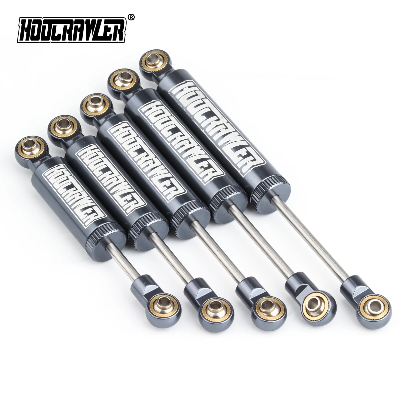 Amortiguador para coche teledirigido, resorte incorporado de 70/80/90/100/110mm para 1/10 RC Crawler TRX-4 Axial SCX10 ii RBX10 Wraith MST Redcat