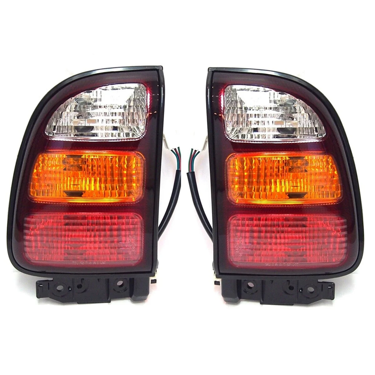 Left& Right Rear Tail Light Brake Lamps 81561-42050 8156042050 for Toyota RAV4 1994-2000 Reverse Turn Signal Taillight