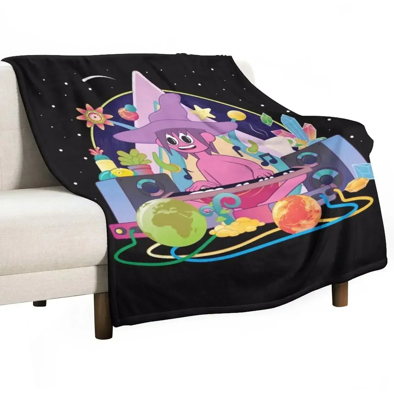 Chromatic Dreams Throw Blanket Hairys Polar Luxury Thicken Bed Fashionable manga sofa bed Blankets