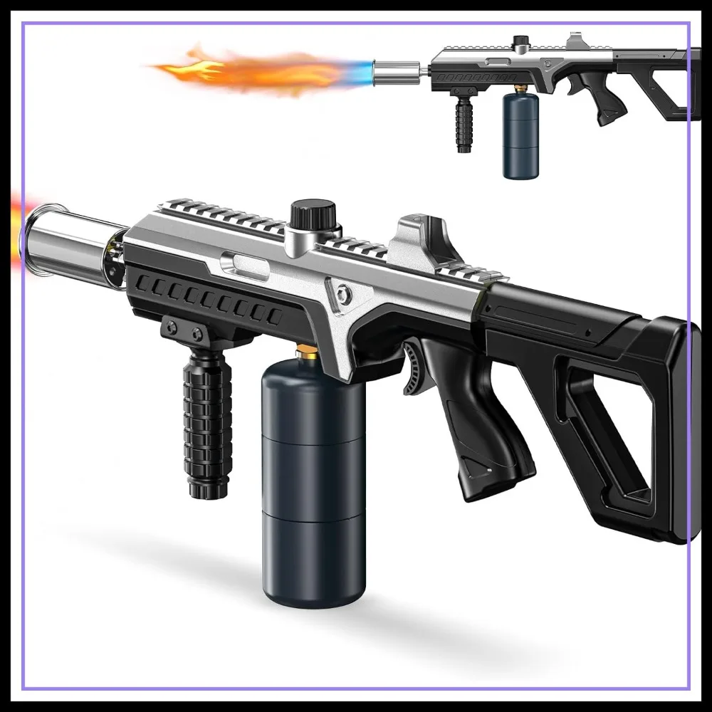 

Powerful Propane Torch, Adjustable Flame for BBQ, Welding, Steak Searing, Weed Burning, Campfire Ignition (Tank Not Included)