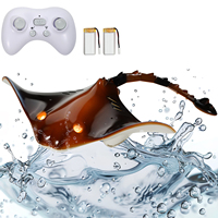 SucceBuy RC Boat Simulation Robot Manta Ray 2.4G Remote Control Electric Toys Summer Water Spoof Toys for Boys Birthday Gifts