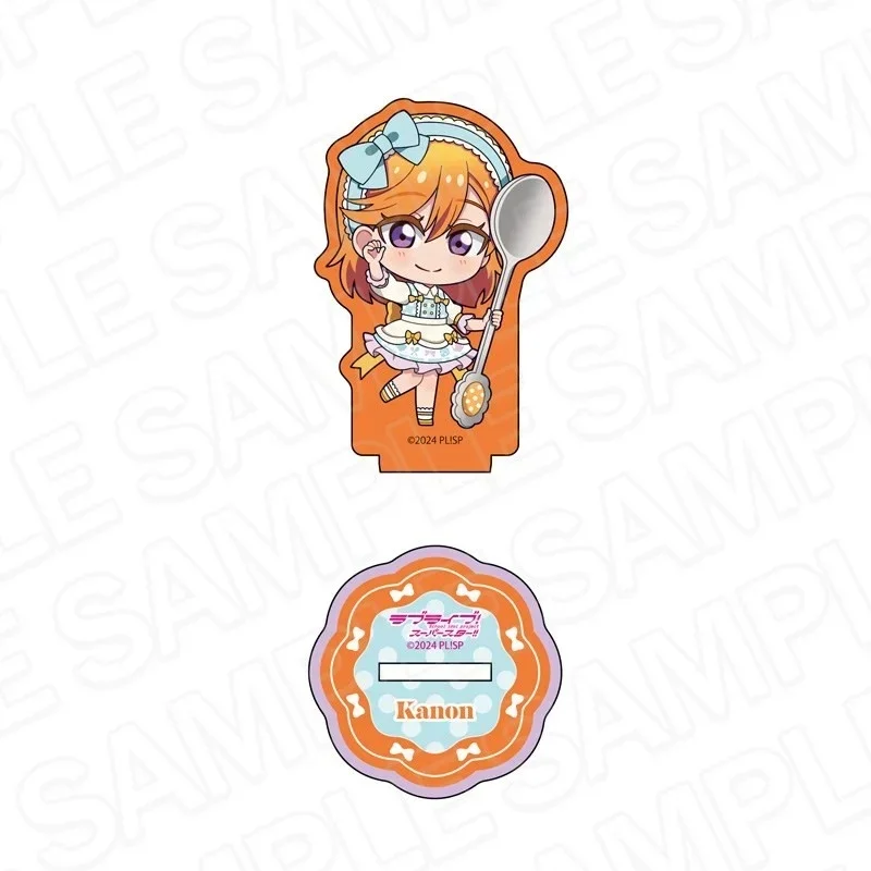Anime Love Live! Superstar!! Kanon Shibuya Q-style Acrylic Stand Model Plate Keychains Bedroom decoration Fans Gifts