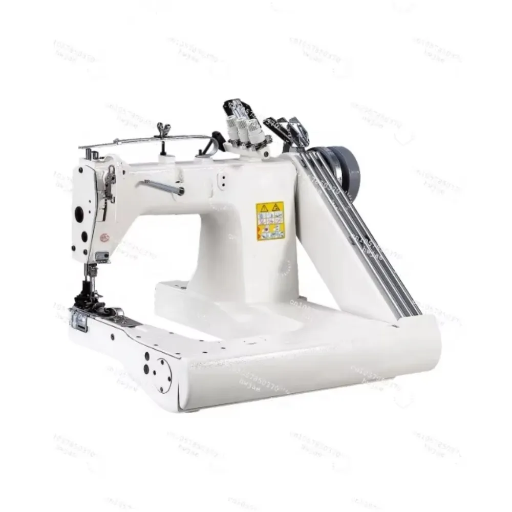 QK‑928 Three Needle Chain Stitch Sewing Machine, Feed off Arm Medium Heavy Industrial Sewing Machine