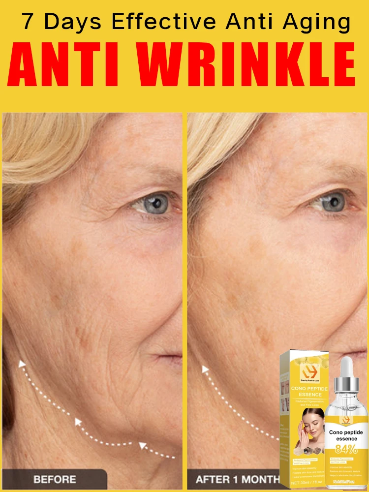 

Instant Anti Wrinkle Aging Effect Remove Facial Wrinkles Fine Lines Around The EyesCrow's Feet Neck Wrinkl Serum Facial