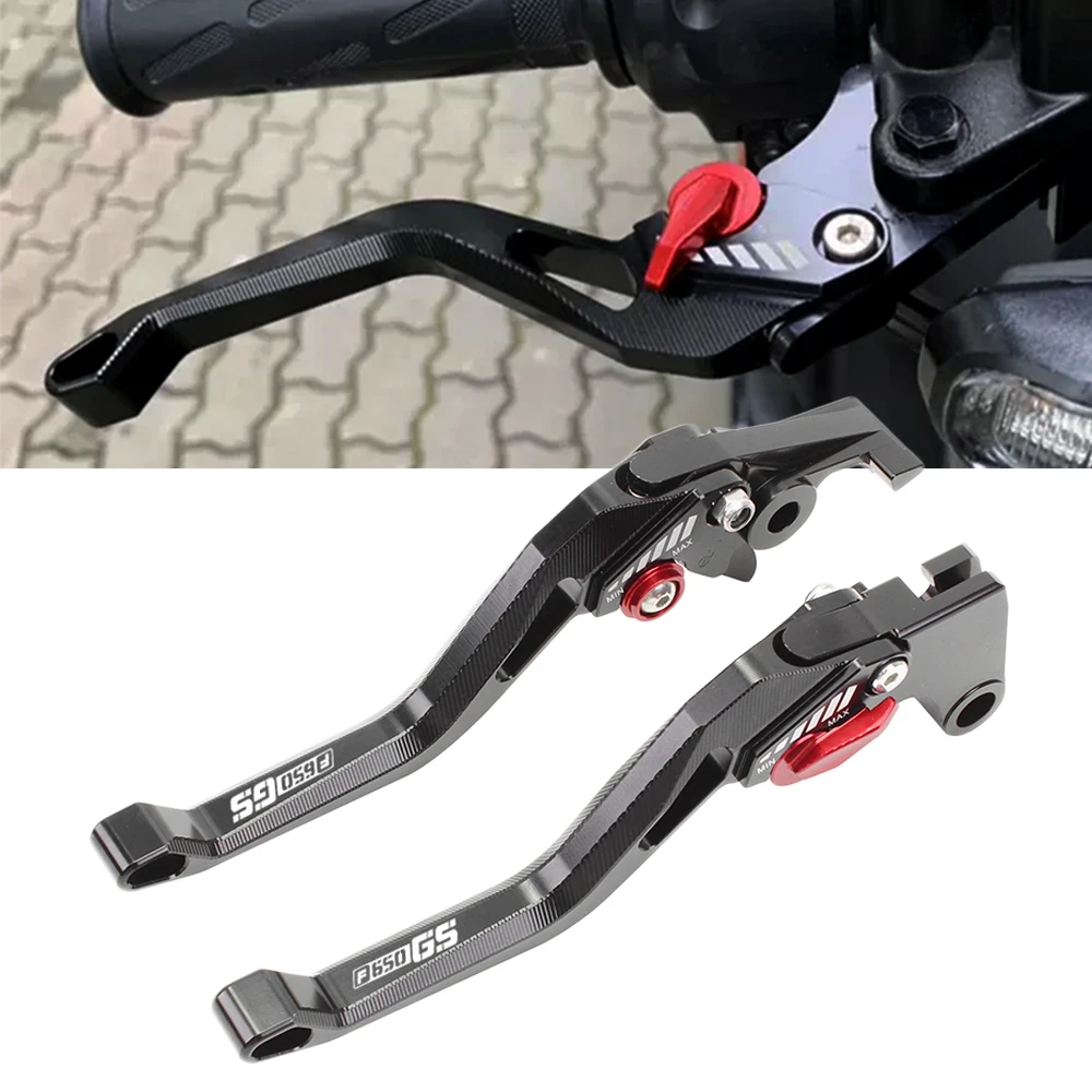 

Motorcycle CNC Aluminum Brake Clutch Lever Adjustable Levers For BMW F650GS F650 GS 650GS 2003-2007