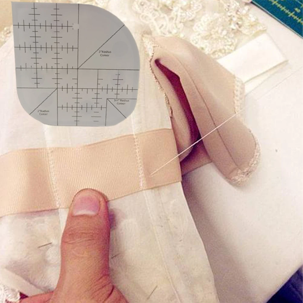 Non Slip Measuring Tool for acrylic Quilting Ruler Sturdy And Lightweight Clear Markings for versatile Crafting Tool For Sewing