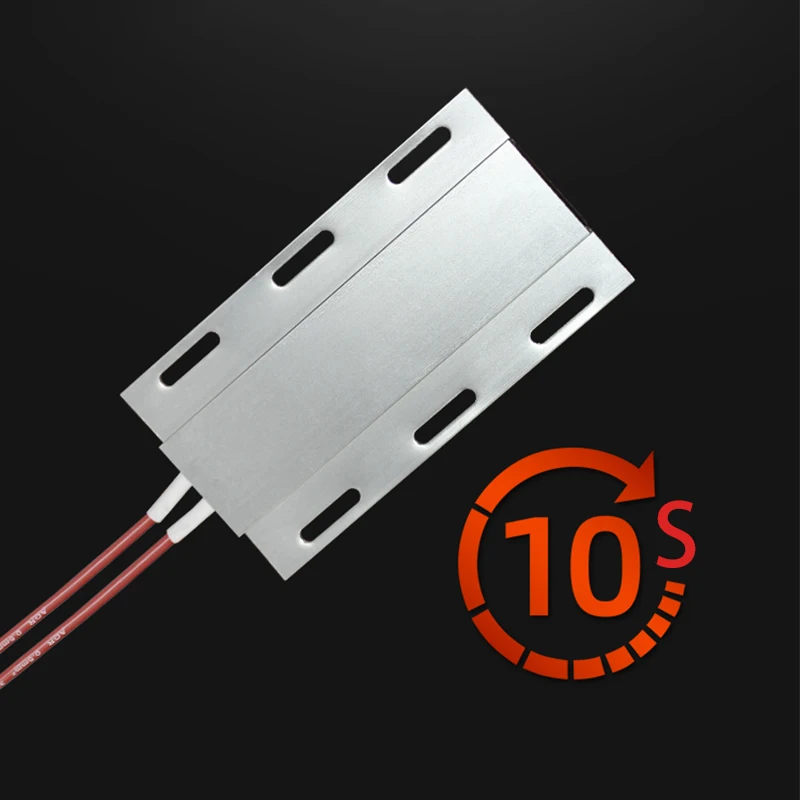 120*62 مللي متر 12 فولت ~ 220 فولت درجة حرارة ثابتة السيراميك PTC ورقة التدفئة 6 ثقوب لوحة التدفئة سخان PTCYIDU