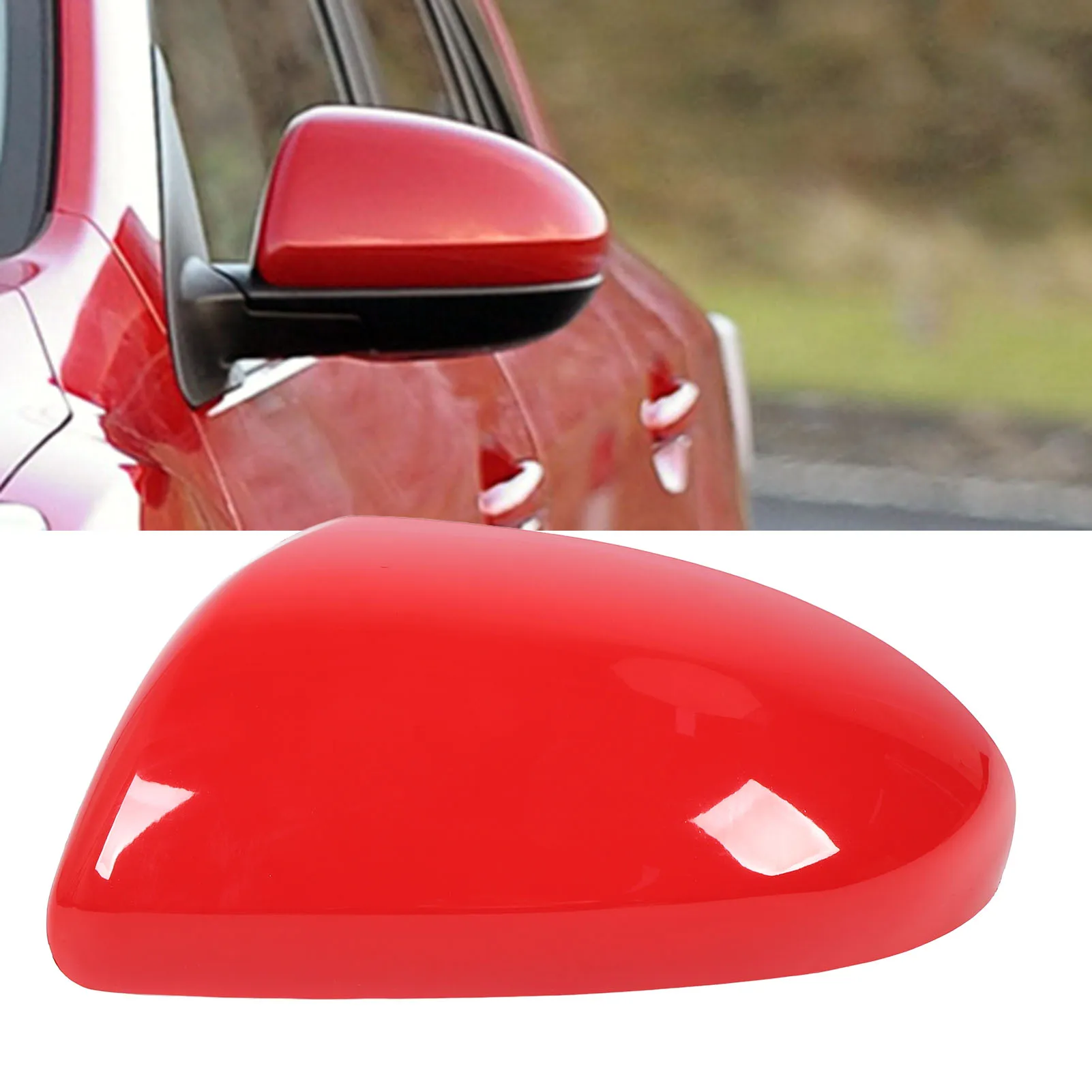 

Крышка бокового зеркала заднего вида Надежная защита Ударопрочный устойчивый к царапинам Стильный вид Корпус бокового зеркала для автомобиля