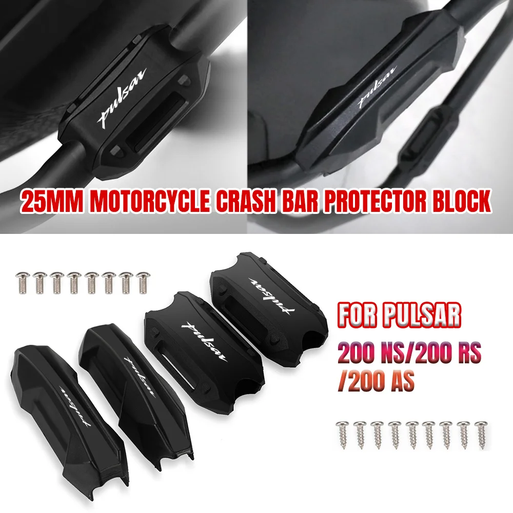 

Motorcycle Accessories Bumper Engine Guard 25MM Protection Block Crash Bar Decorative For Bajaj Pulsar 200 NS/200 RS/200 AS
