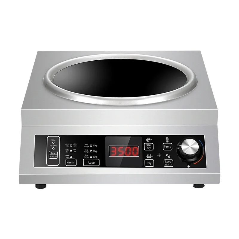 3500W/5000W concave or flat commercial induction cooker large high-power restaurant stove plate