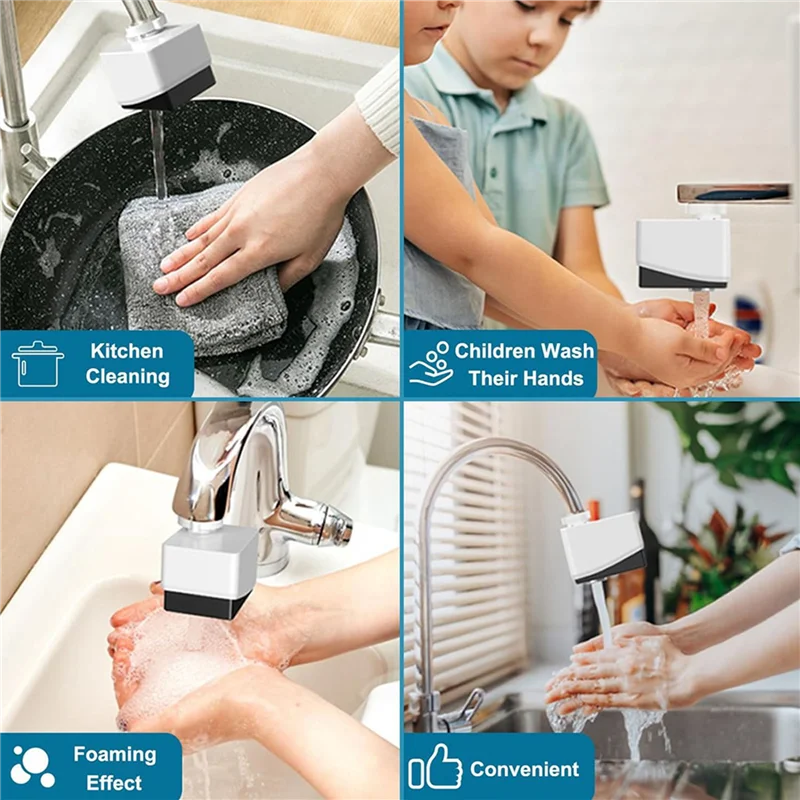 ABVJ-6X Touchless Faucet Adapter,Smart Motion Sensor Adapter For Kitchen Faucet, Automatic Sensor Faucet Adapter SR-T01