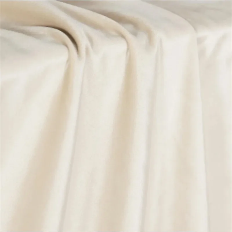 1 Piece Modern Minimalist Off-white Living Room Curtains Bedroom Luxury Heavy Duty Insulated Velvet Curtains