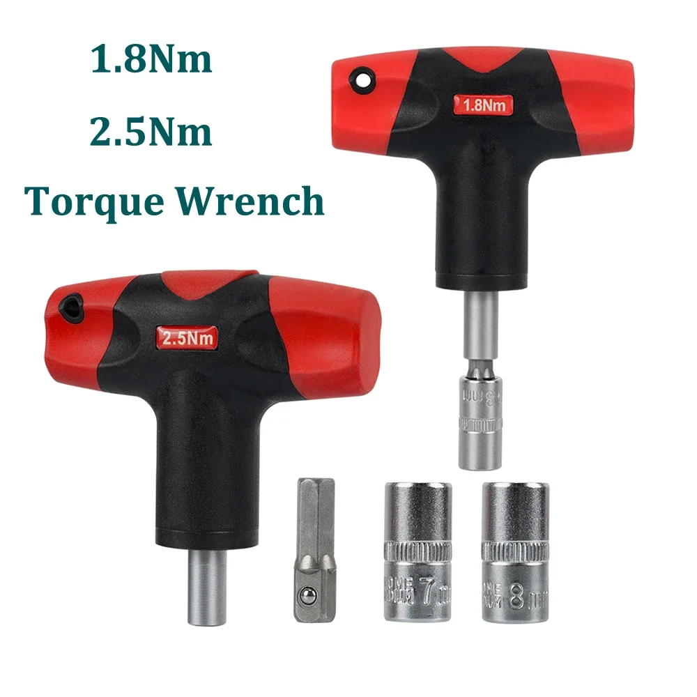 High Quality 7mm 8mm Hexagonal Wrench T-Type Fixed Torque Wrench Sleeve Maintenance Tool For Ender 3 E3D MK8 Nozzle