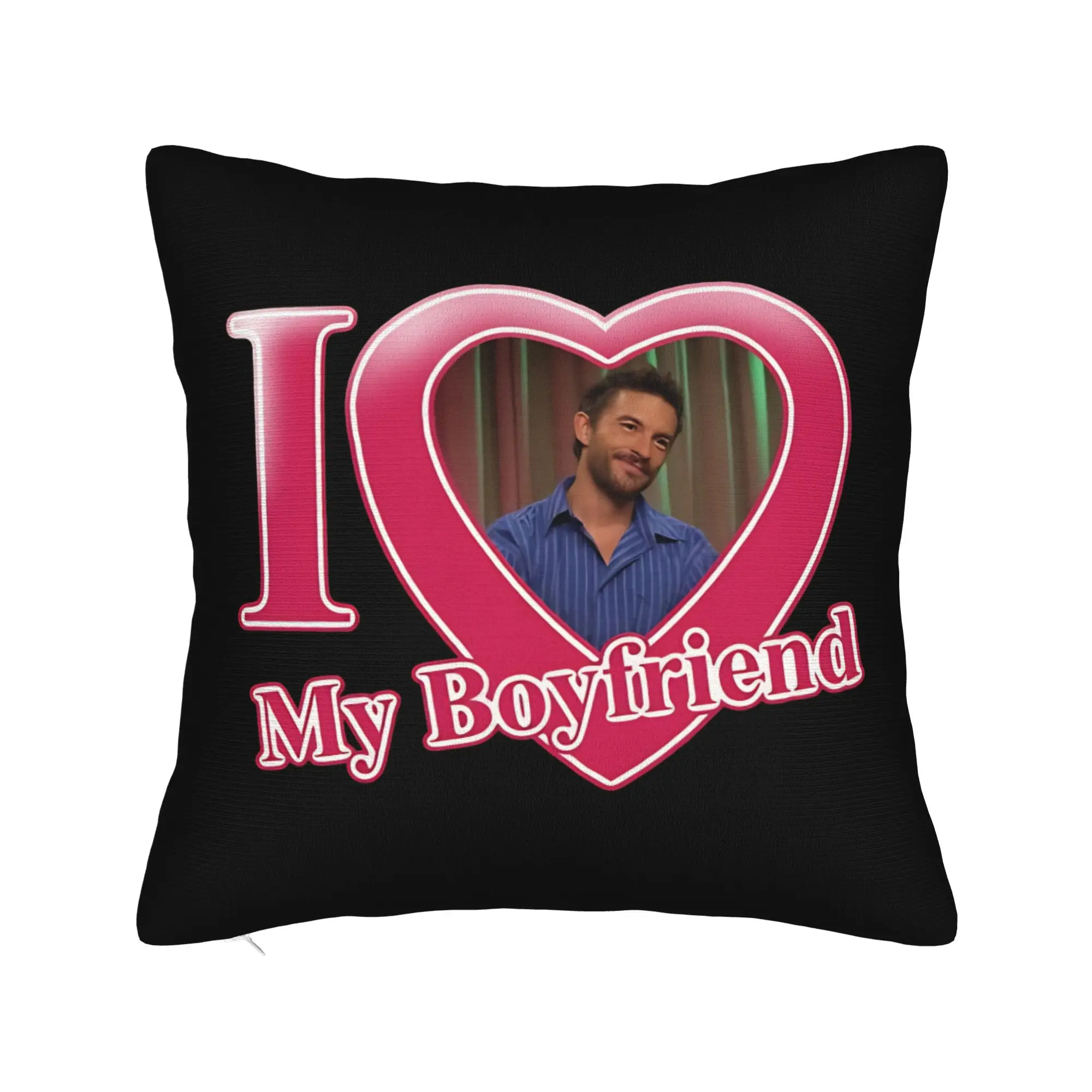 Jonathan Bailey My Boyfriend Square Pillow Cases  Cushion Covers Funny Polyester Decor Throw Pillow Case Cover for Sofa 40x40cm