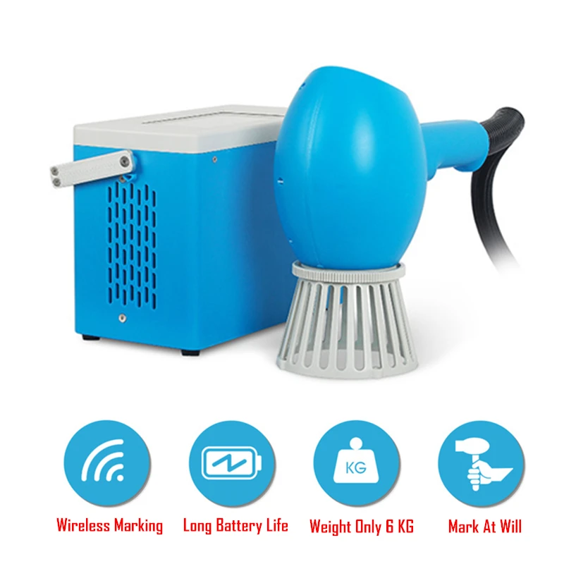 Wireless Handheld 30W Fiber Laser 20W Marking Machine LY-Q8-30 LY-Q8-20 Suitcase Packaging for Metal Steel Carving Engraving
