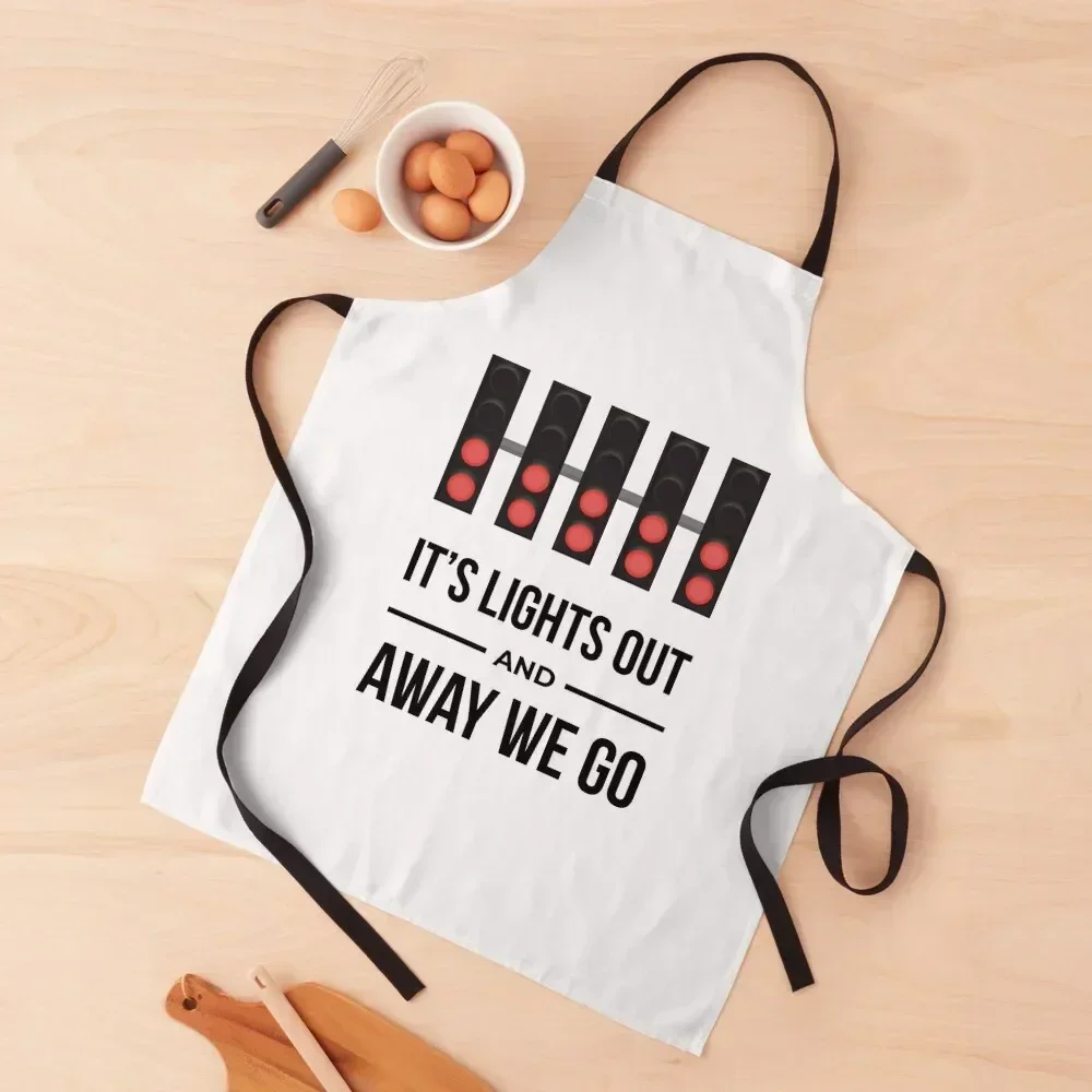 

It's Lights Out And Away We Go Apron Chef Accessory Kitchen useful gadgets for home Kitchen For Men Apron