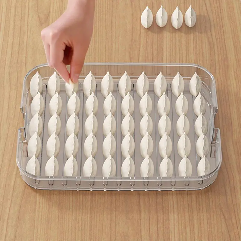 New Special Dumpling Storage Box Refrigerator Storage Box Household Dumpling Quick Freezing Chaos Fresh-keeping Freezing Box