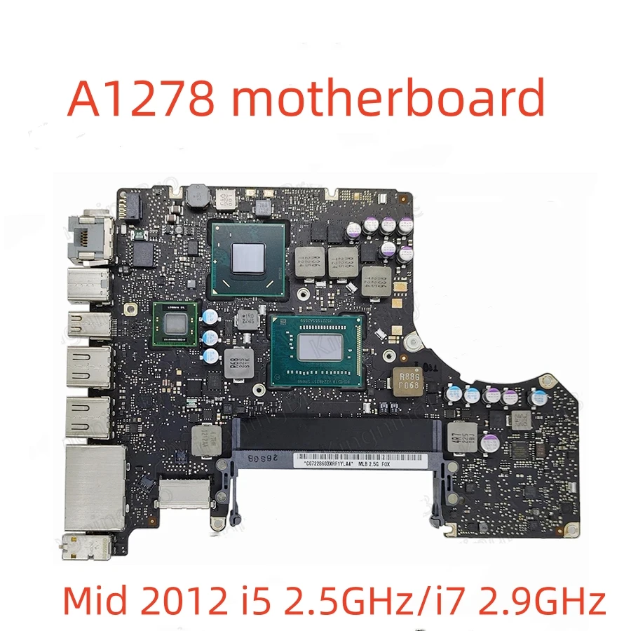 Imagem -05 - Placa-mãe A1278 Testada i5 i7 8203115-b 8202936-a é Adequada para Macbook Pro 13 Placa Lógica A1278 2008200920102011 2012