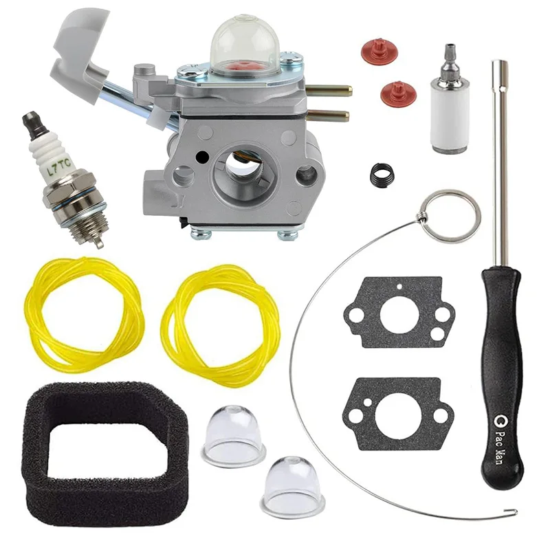 Kits de carburador para Homelite UT09526 26B 308054075 308054114 26cc soplador de hojas