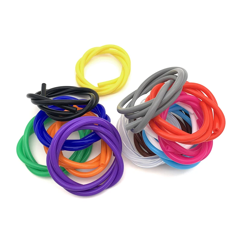 OD7mmxID4mm Food Grade Silicone Soft Hose Transparent Silicone Drink Tubing Colorful Rubber Tube Water Connector Plumbing