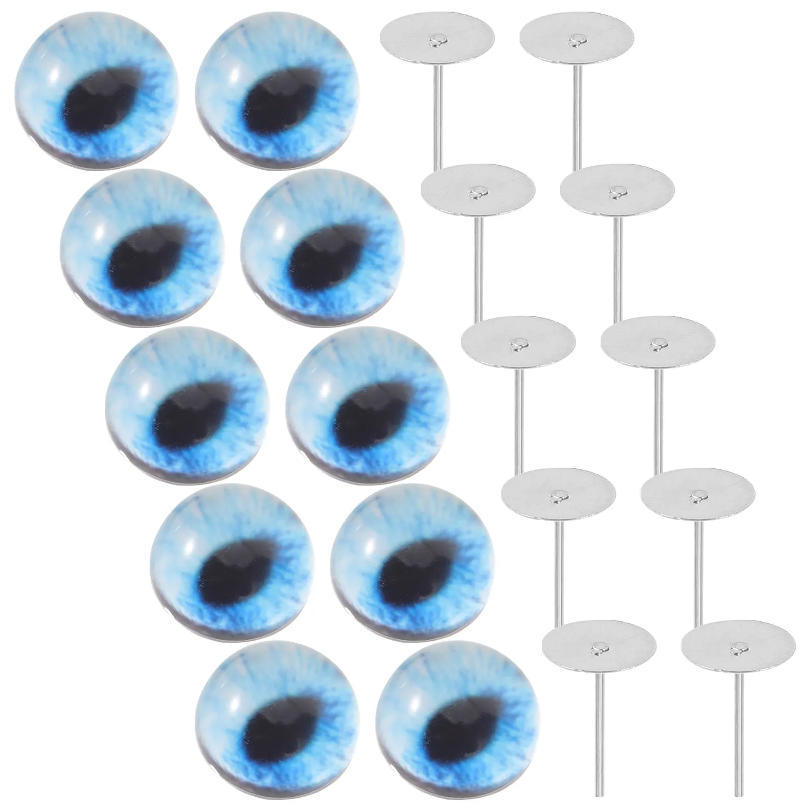 5Pairs Cat Eye For Stuffed Animal Maker Christmas Craft Handmade Eyes 10MM Realistic Needle Felting