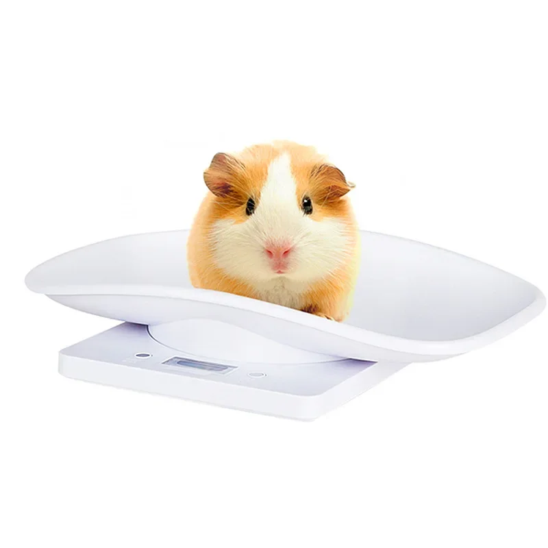 Mini Pet Scale Electronic Balance Kitchen Scale Tray White Backlight Display with Peeling Function Automatic Shutdown