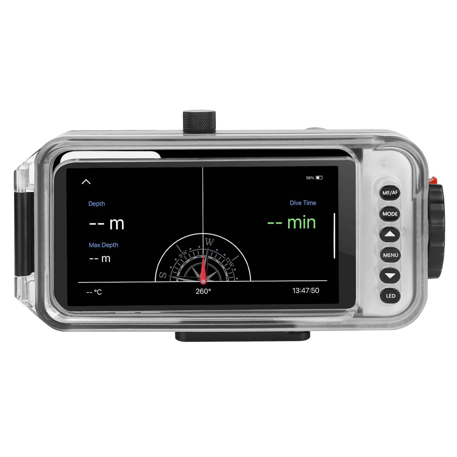 Hotdive H2 Pro Carcaça para celular Carcaça inteligente subaquática para mergulho para IOS Android