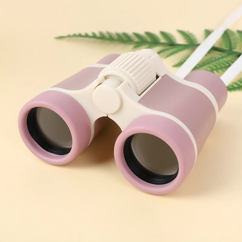 Shockproof Mini Compact Binocuolar Toys Educational Kids Binoculars Toy for Party Favors Outdoor Hiking Camping Exploration