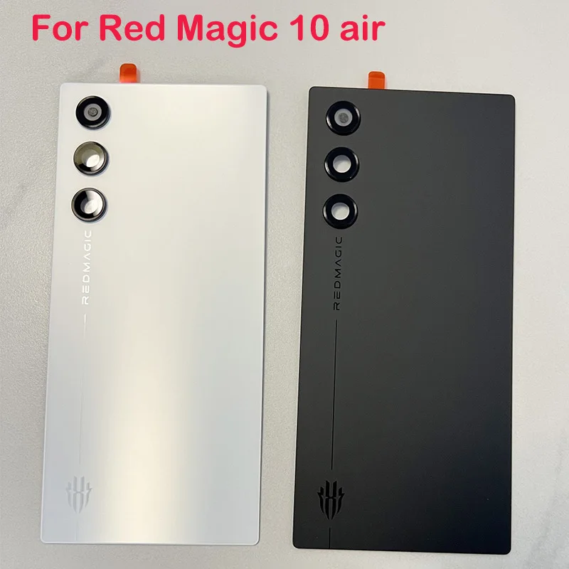 nubia-red-magic-10-air-nx779j用オリジナル背面ガラス、バッテリーカバー、リアドアハウジングケース、カメラガラスカバー、redmagic-10-air