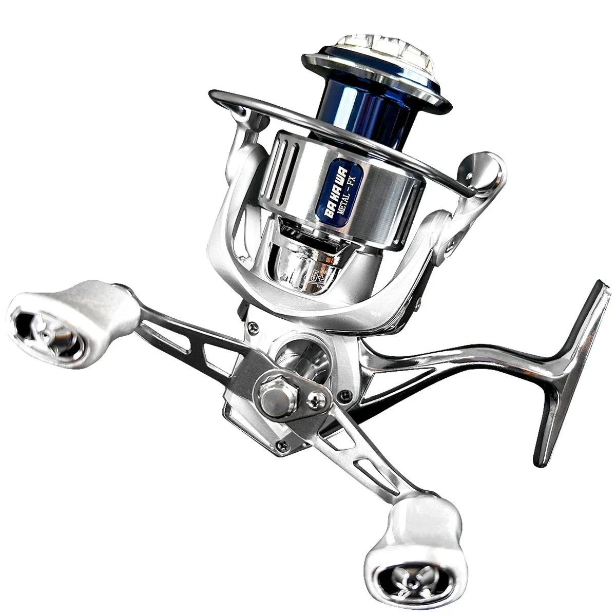 .Spinning Fishing Reel All Metal Rocker Line Cup Stainless Steel Bearings Antirust Wheel 5.2:1Gear 2000 3000 7000 Series Pesca