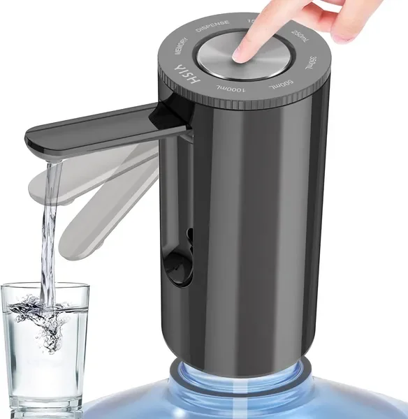 

Water Dispenser Pump for 5 Gallon Bottle, Portable Automatic Submersible Water Jug Dispenser