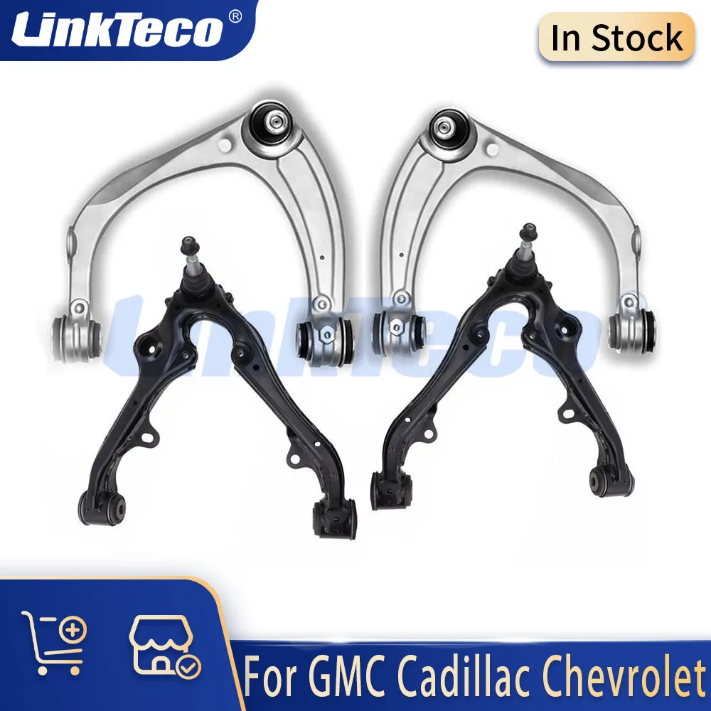 Chassis Parts Front Upper Lower Control Arms Ball Joint Kit Fit For GMC Cadillac Chevrolet Tahoe Silverado 1500 19-25