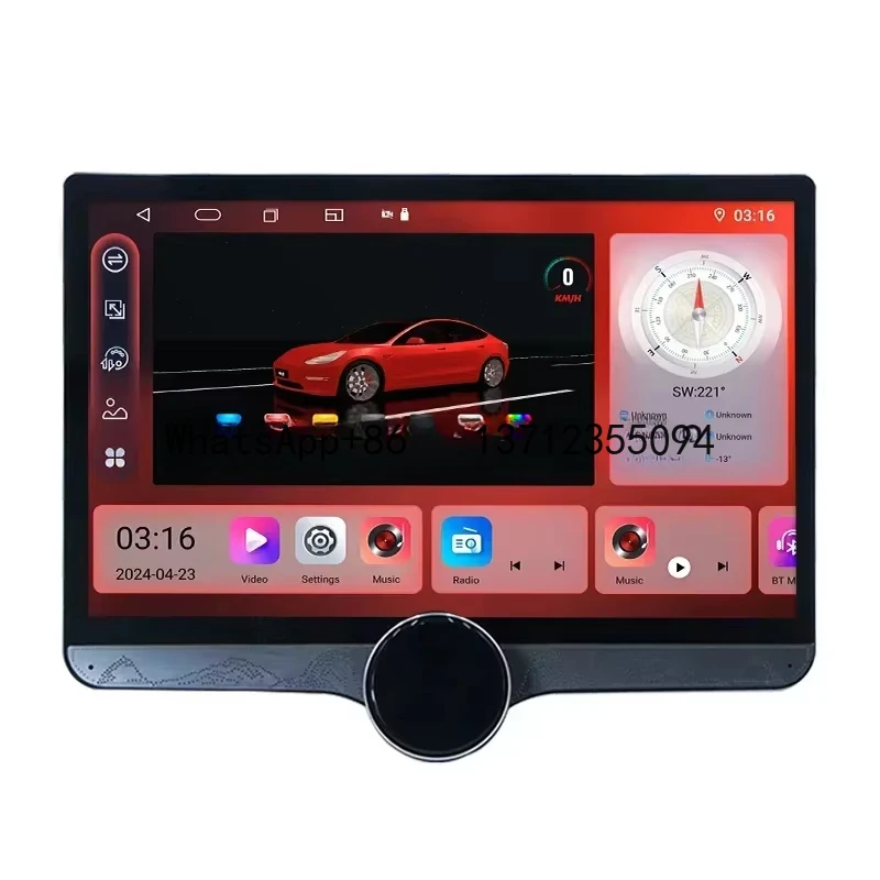 11.8 inch car radio android 2k android car navigation radio auto electronics touch screen radio 4+64G