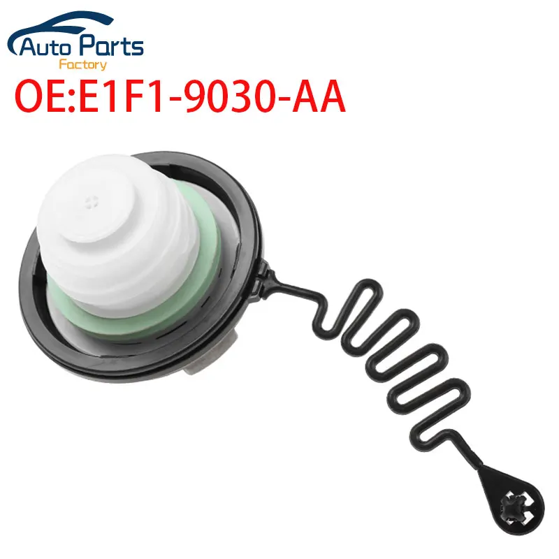 Tampa de enchimento do tanque de combustível para Ford Fiesta MK5 Focus C-MAX Mondeo Galaxy Puma Ranger Transit, E1F1-9030-AA E1F19030AA 1580852, Novo