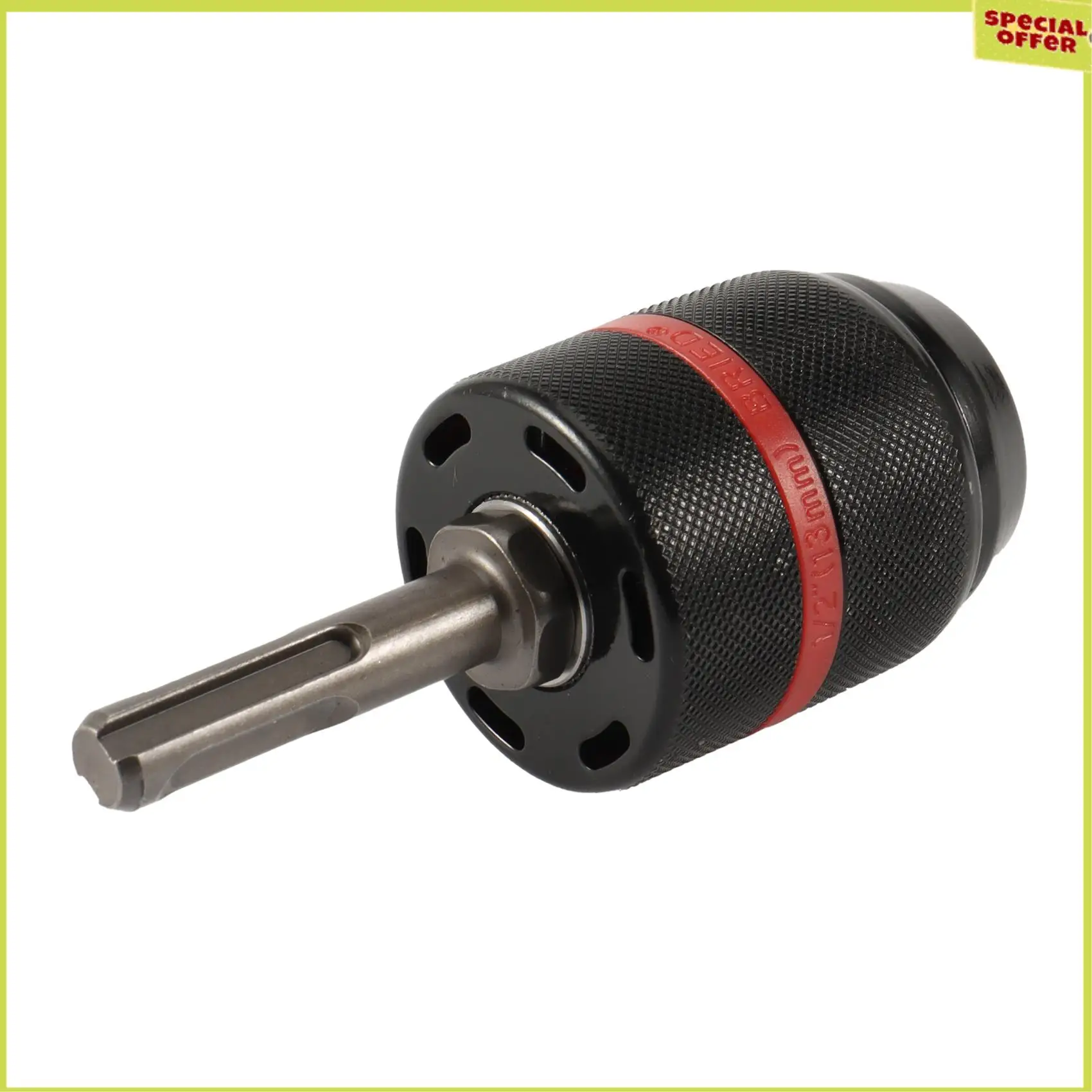 

A34R Metal 1/2-20UNF 13Mm Keyless Drill Chuck Hex Shank/SDS/Socket Square Female Adaptor Hardware Tool Professional