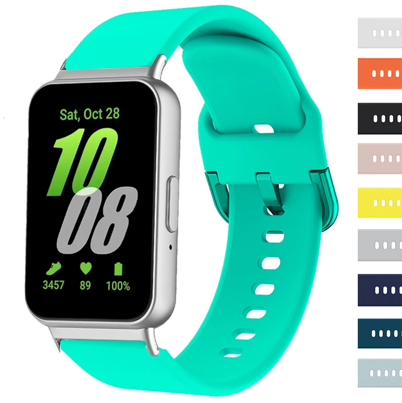Silicone Sport Strap para Samsung Galaxy Watch 3, pulseira de substituição, pulseira para homens e mulheres, Fit3