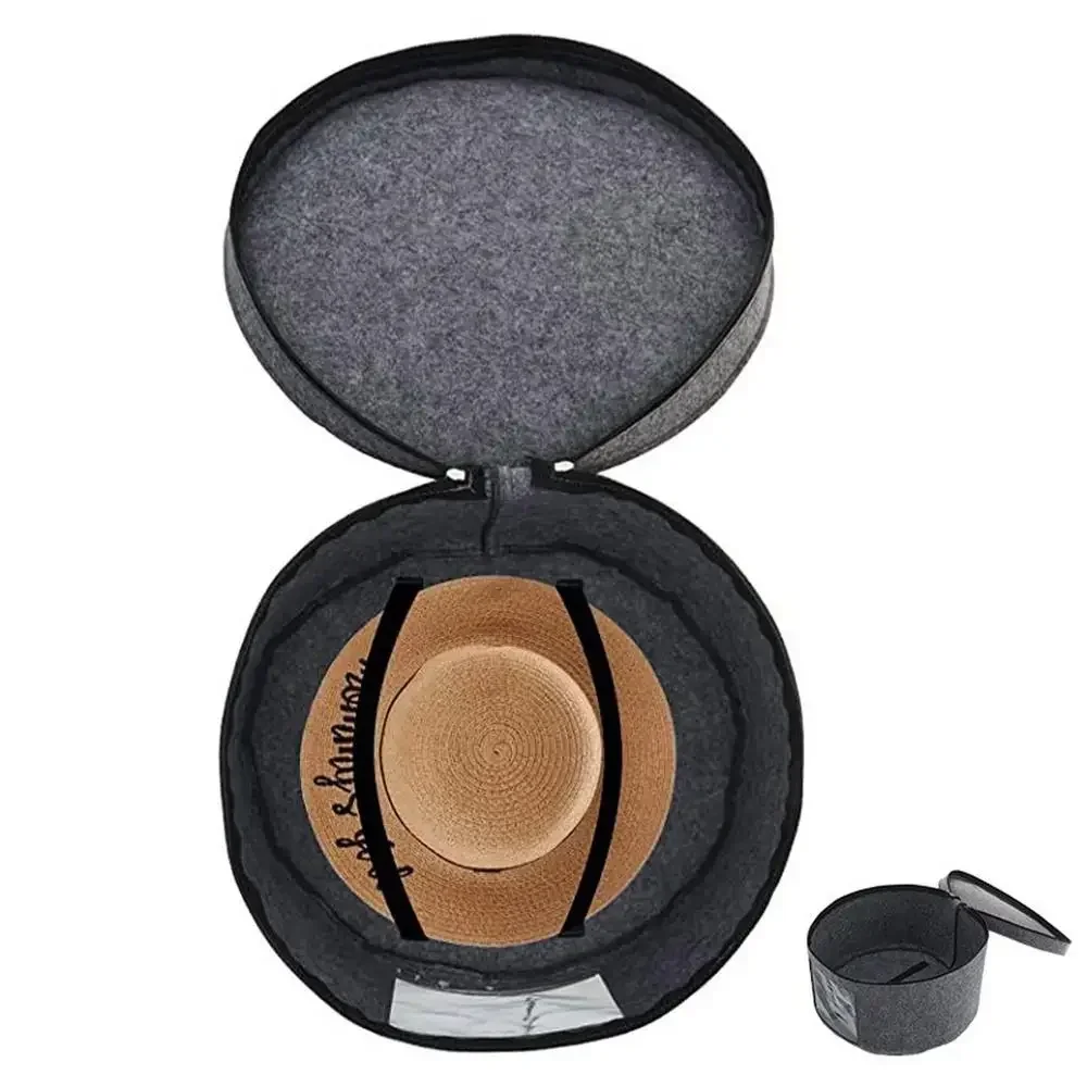 Caja de almacenamiento de gran capacidad con tapa con cremallera, cubo de almacenamiento multifunción para sombreros, estuche de viaje para ropa, contenedores de almacenamiento, cajas de almacenamiento