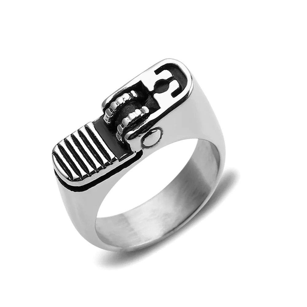 

Fashion Hip-hop Punk Gothic Lighter Ring Metal Biker Men Cigarette Lighter Ring For Men Fashion Jewelry Accessories