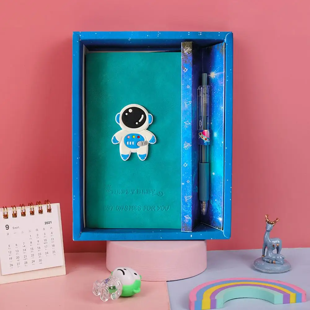 Funny 1 Set Creative Cartoon Pattern Journal Notebook Comfortable Touch Diary Notebook Horizontal Line   School Supplies