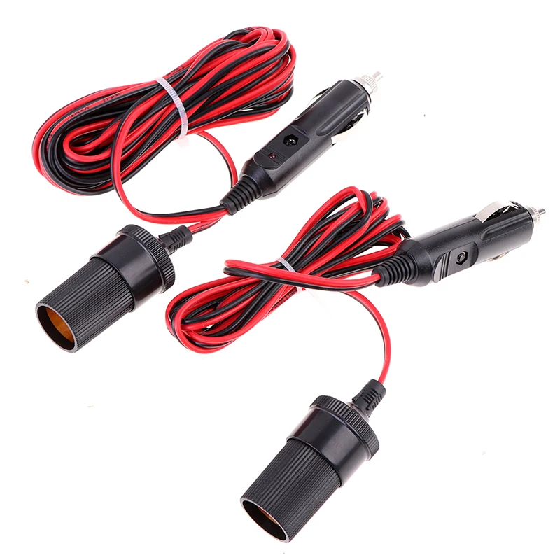 New 5M 12V Car Extension Cable for Cigarette Lighter Car Cigarette Lighter
