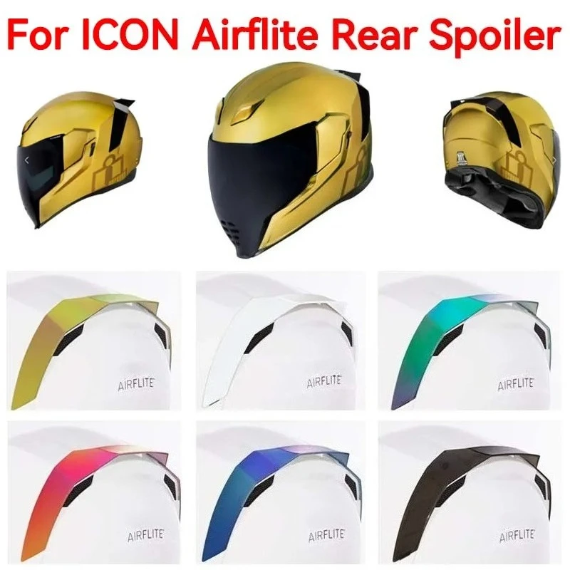 

Airflite Motorcycle Helmets Lids for Icon Airflite Rear Spoiler Accessories Tail Motorcycle Helmet Modified Tail