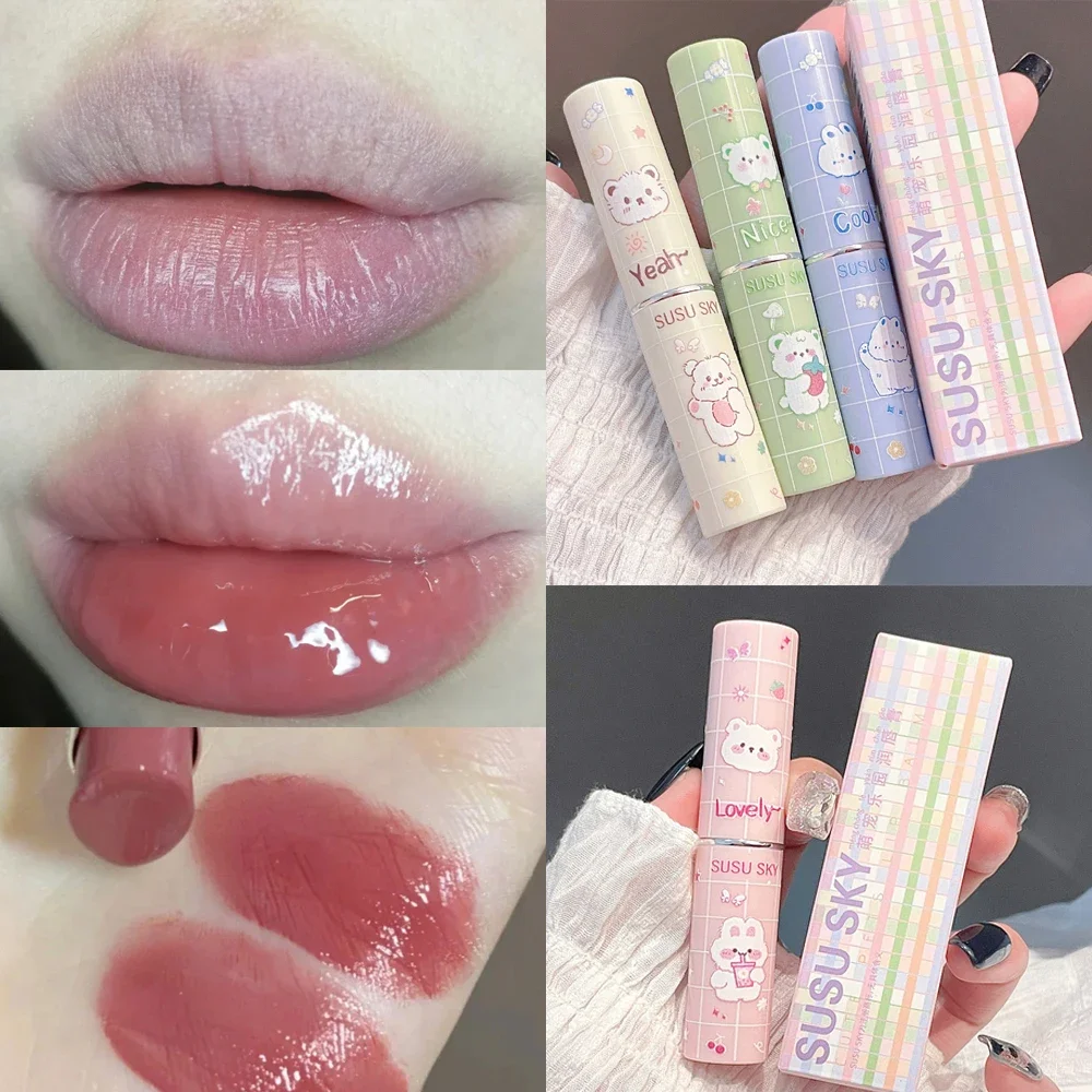 6 Colors Colored Lipstick Moisturizing Lip Gloss Waterproof Long Lasting Not Stick Cup Sexy Lip Tinted Women Beauty Cosmetics