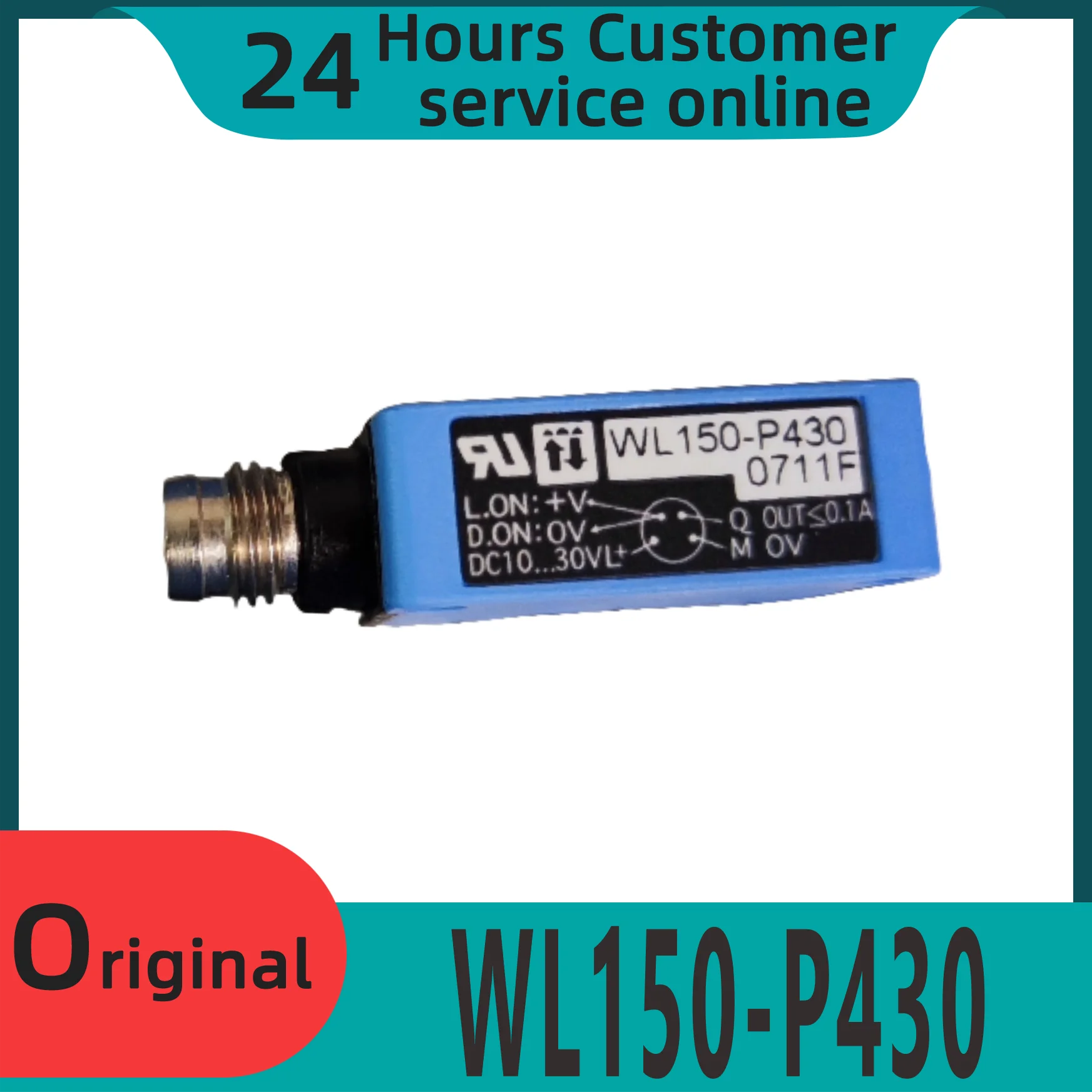 Novo sensor de interruptor fotoelétrico original WL150-P430 WL150-P420 WL150-P122 WL150-P125 WL150-P132 WL150-N132