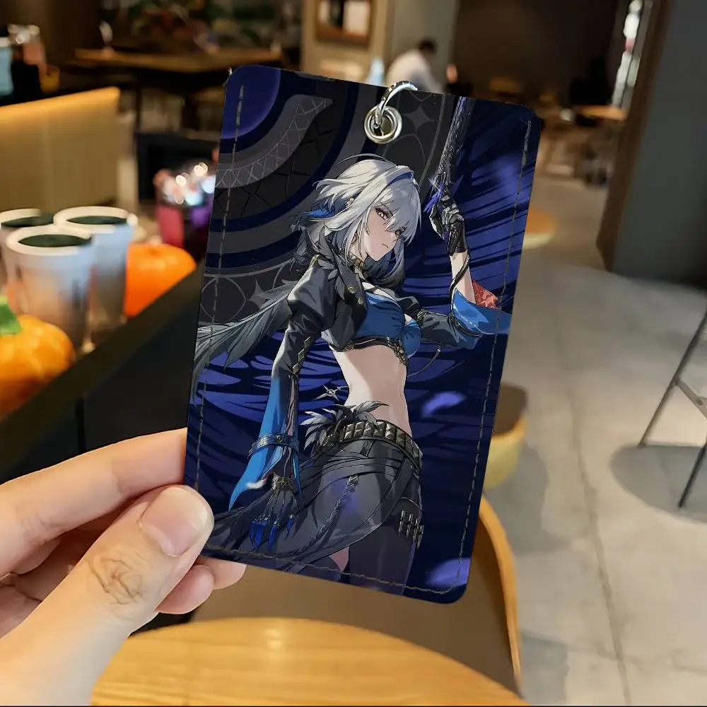 لعبة Wuthering Waves Galbrena حامل بطاقة المفاتيح حلقة رئيسية قفل الباب الوصول حافظة واقية للهدايا الأمنية #6