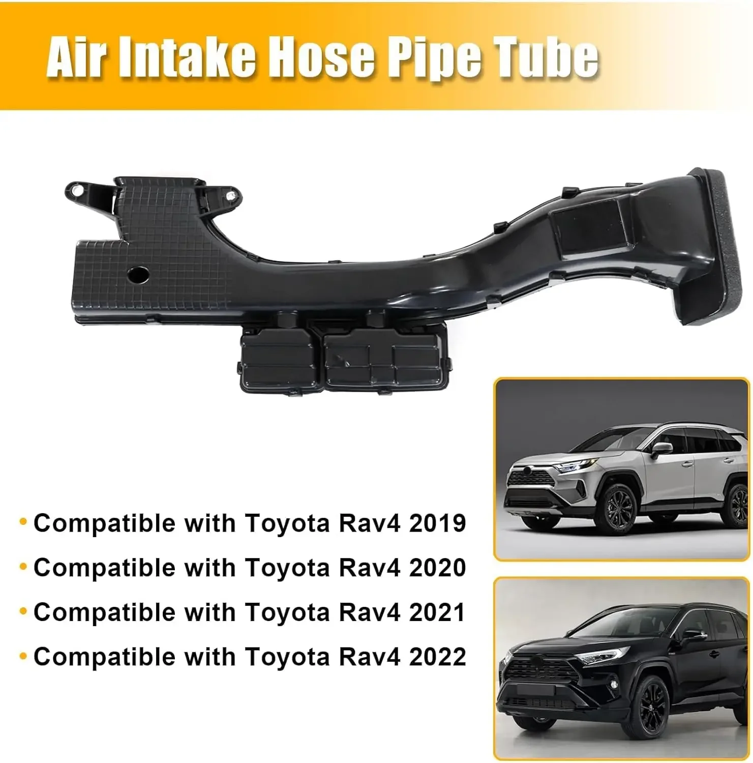 Engine Air Cleaner Intake Inlet Duct Hose Tube 17750-F0070 Compatible with Toyota Rav4 2019 2020 2021 2022 Replace