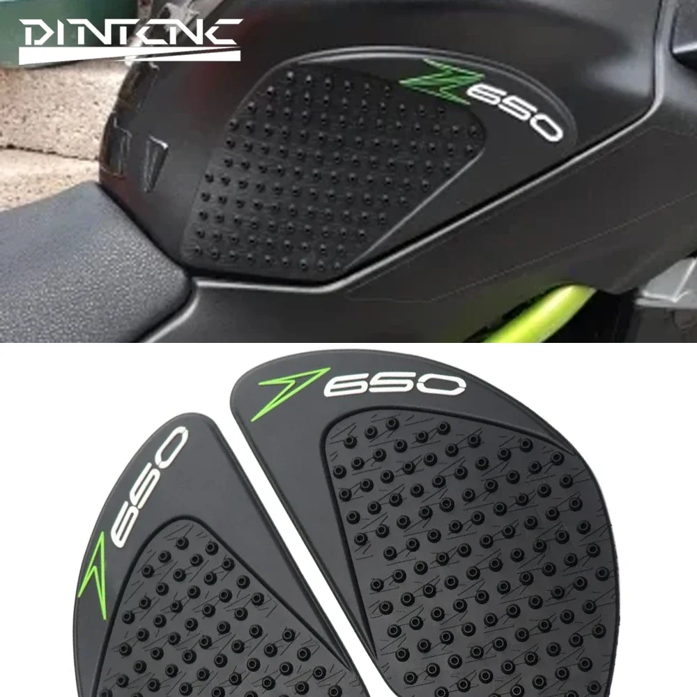 Противоскользящая наклейка на бак для Kawasaki Z650 2017-2018, газовый коленный захват, декоративный бумажный протектор для мотоцикла Z 650