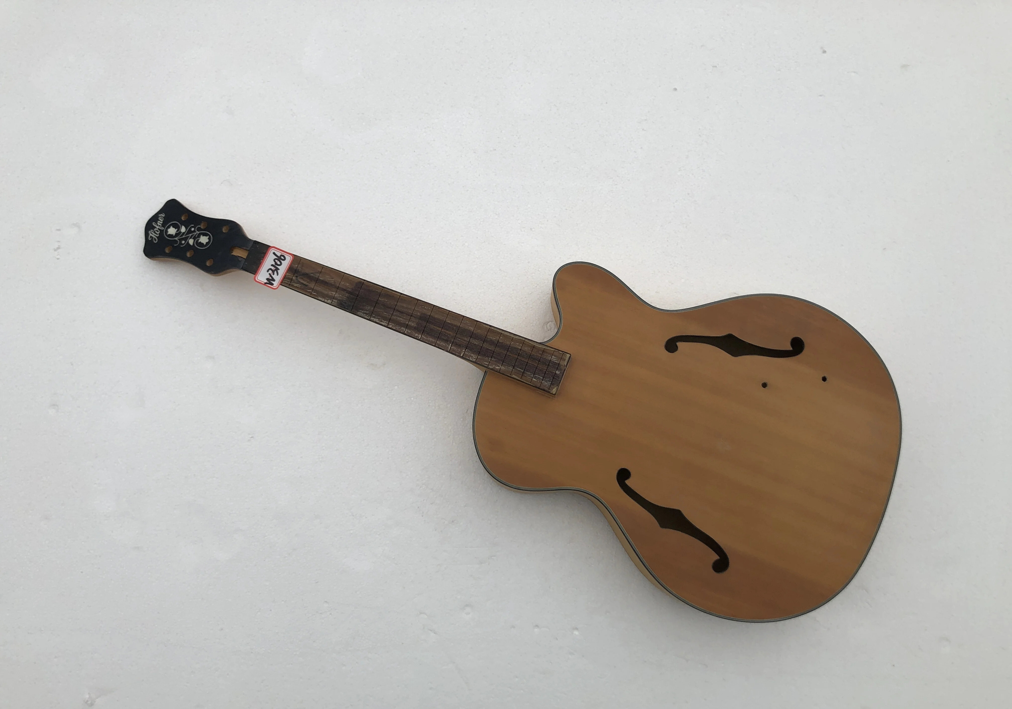 

DIY Custom Hofner HCT Jazz Semi-Hollowbody Guitar Part Guitarra without Hardwares in Stock Discount Free Shipping