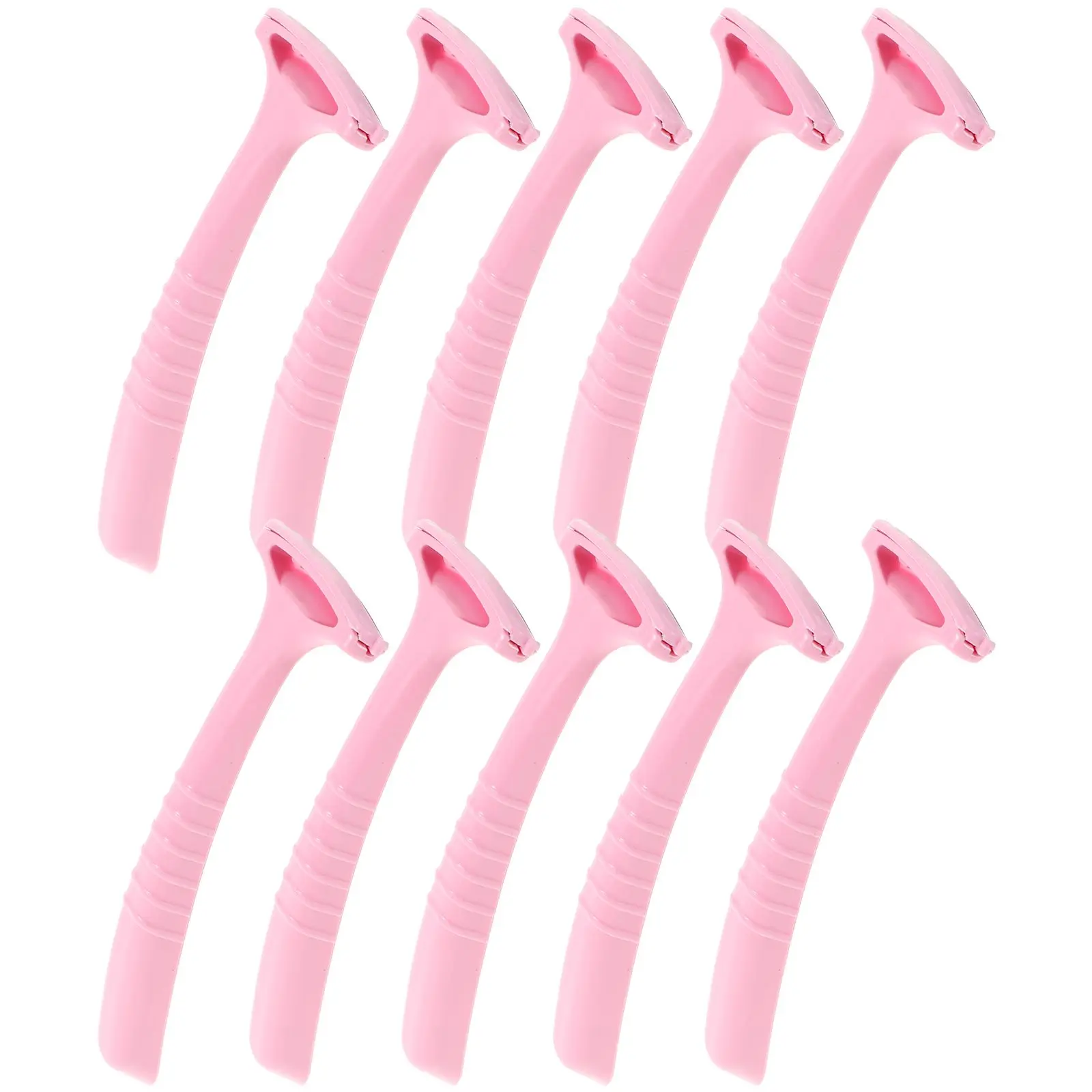 

10PCS FootScraper DeadSkinRemoval FrostedPink PlasticPP CornRemovers HeelScrubber CallusPedicure Tool NailFile